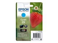 Epson 29 - 3.2 ml - cyan - original - blister - bläckpatron - för Expression Home XP-245, 247, 255, 257, 332, 342, 345, 352, 355, 435, 442, 445, 452, 455 C13T29824012