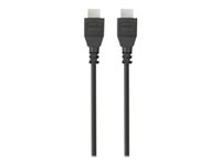 Belkin High Speed HDMI Cable - HDMI-kabel med Ethernet - HDMI hane till HDMI hane - 1 m - dubbelt skärmad F3Y020BF1M