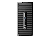 HP ProDesk 400 G2 - microtower - Celeron G1840 2.8 GHz - 4 GB - HDD 500 GB - TAA-kompatibel J4B24EA#ABS