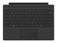 Microsoft Surface Pro Type Cover (M1725) - Tangentbord - med pekdyna, accelerometer - Nordisk - svart - kommersiell - för Surface Pro (I mitten av 2017), Pro 3, Pro 4 FMN-00009