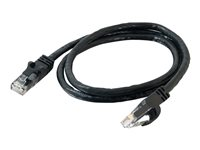 C2G Cat6 Booted Unshielded (UTP) Network Patch Cable - Patch-kabel - RJ-45 (hane) till RJ-45 (hane) - 20 m - UTP - CAT 6 - formpressad, hakfri, tvinnad - svart 83414