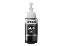 Epson T6641 - 70 ml - svart - original - påfyllnadsbläck - för Epson L386; EcoTank ET-2600, 2650, L121; EcoTank ITS L3050, L3060, L3070 C13T66414A