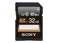 Sony SF-32UZ - Flash-minneskort - 32 GB - UHS Class 3 / Class10 - SDHC UHS-I SF32UZ