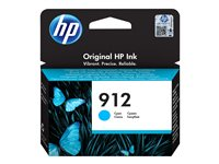 HP 912 - 2.93 ml - cyan - original - bläckpatron - för Officejet 80XX; Officejet Pro 80XX 3YL77AE#BGY