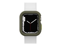 LifeProof - Stötsskydd för smartwatch - small - 85 % havsbaserad återvunnen plast - gambit green - för Apple Watch (41 mm) 77-87579