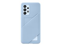 Samsung EF-OA336 - Baksidesskydd för mobiltelefon - termoplastisk polyuretan (TPU) - ishavsblå - för Galaxy A33 5G EF-OA336TLEGWW