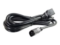 C2G 14 AWG 250 Volt Power Cord - Strömkabel - IEC 60320 C19 till IEC 60320 C14 - AC 250 V - 15 A - 3.05 m - formpressad - svart 80572