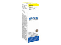 Epson T6644 - 70 ml - gul - original - påfyllnadsbläck - för Epson L386; EcoTank ET-2600, 2650, L121, L1455; EcoTank ITS L3050, L3060, L3070 C13T66444A