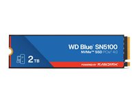 WD Blue SN5100 - SSD - 2 TB - inbyggd - M.2 2280 - PCIe 4.0 (NVMe) WDS200T5B0E-00CPE0