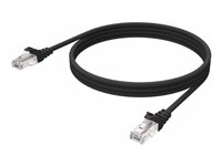 Vision - Nätverkskabel - RJ-45 (hane) till RJ-45 (hane) - 1 m - UTP - CAT 6 - startad, tvinnad - svart TC 1MCAT6/BL