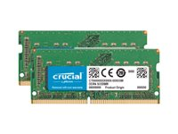 Crucial - DDR4 - sats - 32 GB: 2 x 16 GB - SO DIMM 260-pin - 2400 MHz / PC4-19200 - CL17 - 1.2 V - ej buffrad - icke ECC - för Apple iMac with Retina 5K display (I mitten av 2017) CT2K16G4S24AM