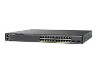 Cisco Catalyst 2960XR-24TS-I - Switch - L3 - Administrerad - 24 x 10/100/1000 + 4 x SFP - skrivbordsmodell, rackmonterbar WS-C2960XR-24TS-I