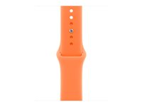 Apple - Band för smart klocka - 40 mm - storlek S/M - klementin - för Watch Hermès Series 7, Hermès Series 9, SE 3, Series 10, Series 11, Series 8, Series 9 MHY64ZM/A