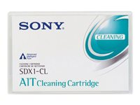 Sony SDX-1-CL - AIT 3 - rengöringskassett - för AIT E130, e50, i100, i50, SDX-520, 700, Turbo e100, Turbo i100; SDX-300, 400, 500, 700 SDX1CL