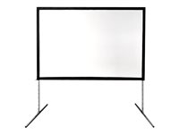 Multibrackets M Fast-fold - Projektorduk - 120" (304 cm) - 16:10 - Matte White - svart 7350073731978