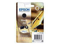 Epson 16 - 5.4 ml - svart - original - bläckpatron - för WorkForce WF-2010, 2510, 2520, 2530, 2540, 2630, 2650, 2660, 2750, 2760 C13T16214012