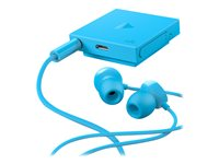 Nokia BH-121 - Headset - inuti örat - trådlös - Bluetooth - NFC - cyan - för Nokia X Dual SIM, XL Dual SIM; Lumia 1520, 2520, 830, 925, 930 02740P3