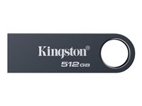 Kingston DataTraveler SE9 G3 - USB flash-enhet - 512 GB - USB 3.2 Gen 1 - mörk nickel KE-U2X512-1AC