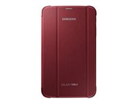 Samsung Book Cover EF-BT310B - Vikbart fodral för surfplatta - granatröd - 8" - för Galaxy Tab 3 (8 tum) EF-BT310BREGWW