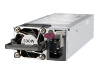 HPE - Nätaggregat - hot-plug/redundant (insticksmodul) - Flex Slot - 80 PLUS Platinum - AC 100-240 V - 500 Watt - 563 VA 865408-B21
