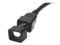 Eaton Tripp Lite Series PDU Plug Lock Connector C20 Power Cord to C19 Outlet Black 100pk - Kabelborttagningslås - svart PLC19BK