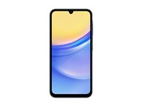 Samsung Galaxy A15 5G - 5G pekskärmsmobil - dual-SIM - RAM 4 GB / Internal Memory 128 GB - microSD slot - OLED-skärm - 6.5" - 2340 x 1080 pixlar (90 Hz) - 3 st. bakre kameror 50 MP, 5 MP, 2 MP - front camera 13 MP - blåsvart SM-A156BZKDEUB