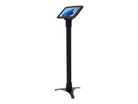 Compulocks Surface Pro 8-10 Space Enclosure Portable Floor Stand Black - Ställ - portabel - för surfplatta - inhägnad - låsbar - höggradig aluminium - svart - skärmstorlek: 13" - golvstående - för Microsoft Surface Pro 8, Pro 9 147B580SPSB