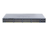 Cisco Catalyst 2960X-48TS-L - Switch - Administrerad - 48 x 10/100/1000 + 4 x Gigabit SFP - skrivbordsmodell, rackmonterbar WS-C2960X-48TS-L