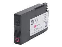 HP 712 - 29 ml - magenta - original - DesignJet - bläckpatron - för DesignJet Studio, T210, T230, T250, T630, T650 3ED68A