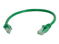 C2G Cat6 Booted Unshielded (UTP) Network Patch Cable - Patch-kabel - RJ-45 (hane) till RJ-45 (hane) - 1 m - UTP - CAT 6 - formpressad, hakfri, tvinnad - grön 83426