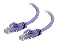 C2G Cat6 Booted Unshielded (UTP) Network Patch Cable - Patch-kabel - RJ-45 (hane) till RJ-45 (hane) - 1 m - UTP - CAT 6 - formpressad, hakfri, tvinnad - lila 83631