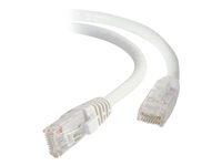 C2G - Patch-kabel - RJ-45 (hane) till RJ-45 (hane) - 1.5 m - UTP - CAT 6 - startad, hakfri - vit 82485