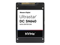 WD Ultrastar DC SN640 WUS4CB032D7P3E3 - SSD - 3200 GB - inbyggd - 2.5" - U.2 PCIe 3.1 x4 (NVMe) - 256 bitars AES 0TS1954