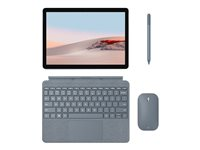Microsoft Surface Go Type Cover - Tangentbord - med pekdyna, accelerometer - bakgrundsbelyst - Nordisk - isblå - kommersiell - för Surface Go, Go 2, Go 3 KCT-00089