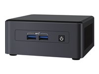 Intel Next Unit of Computing Kit 11 Pro Kit - NUC11TNHv70L - mini-PC - AI Ready - Core i7 1185G7 3 GHz - 0 GB - ingen HDD BNUC11TNHV70L00