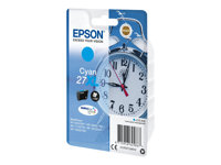 Epson 27XL - 10.4 ml - XL - cyan - original - bläckpatron - för WorkForce WF-3620, WF-3640, WF-7110, WF-7210, WF-7610, WF-7620, WF-7710, WF-7715, WF-7720 C13T27124012