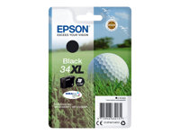 Epson 34XL - 16.3 ml - XL - svart - original - blister - bläckpatron - för WorkForce Pro WF-3720, WF-3720DWF, WF-3725DWF C13T34714010