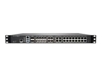 SonicWall NSsp 10700 - Advanced Edition - säkerhetsfunktion - med 1 års TotalSecure - 5GbE, 2.5GbE, 40GbE, 100GbE, 25GbE - 1U - kan monteras i rack 02-SSC-3569