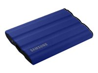 Samsung T7 Shield MU-PE2T0R - SSD - krypterat - 2 TB - extern (portabel) - USB 3.2 Gen 2 (USB-C kontakt) - 256 bitars AES - blå MU-PE2T0R/EU