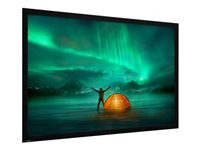 Da-Lite HomeScreen Deluxe - Projektorduk - 116" (295 cm) - 16:10 - HD Progressive 1.3 - svart 10600785