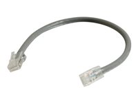 C2G Cat5e Non-Booted Unshielded (UTP) Network Patch Cable - Patch-kabel - RJ-45 (hane) till RJ-45 (hane) - 1 m - UTP - CAT 5e - tvinnad, enhetsstart - grå 83001