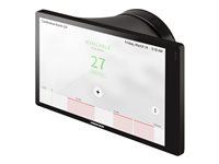 Crestron - Monteringssats (konsol, permanent häftande fäste) - för pekskärm - plast - smooth black - glasmonterad, monterbar på ytor, väggmonterbar - för Room Scheduling Touch Screen TSS-770; Touch Screen TSS-770, TSW-770 TSW-770-MSMK-B-S