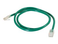 C2G Cat5e Non-Booted Unshielded (UTP) Network Patch Cable - Patch-kabel - RJ-45 (hane) till RJ-45 (hane) - 1 m - UTP - CAT 5e - tvinnad, enhetsstart - grön 83061