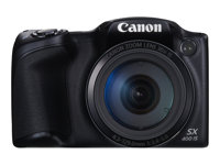 Canon PowerShot SX400 IS - Digitalkamera - kompakt - 16.0 MP - 720 p - 30x optisk zoom - svart 9545B002