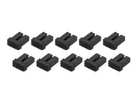 StarTech.com LC SFP Dust Covers 10pk - Fiber Optic Dust Caps - SFP Port Dust Covers (SFPLCCAP10) - Dammskydd - svart (paket om 10) SFPLCCAP10