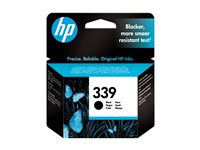HP 339 - 21 ml - svart - original - bläckpatron - för Officejet 63XX, K7100; Photosmart 2575, 2610, 2710, 8050, 8150, 8450, D5160, Pro B8350 C8767EE#UUS