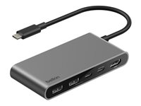 Belkin CONNECT - Dockningsstation - för laptop, smartmobil, surfplatta, bordsdator - USB-C - HDMI AVC022HQSGY