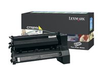 Lexmark - Lång livslängd - gul - original - tonerkassett LCCP, LRP - för Lexmark C770dn, C770dtn, C770n, C772, C772dn, C772dtn, C772n, X772e, X772es C7700YH