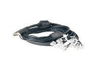 Lenovo BladeCenter H Serial Port Breakout Cable - Seriell kabel - för BladeCenter H 8852 40K9605