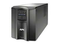 APC Smart-UPS SMT1000IC - UPS - AC 220/230/240 V - 700 Watt - 1000 VA - RS-232, USB - utgångskontakter: 8 - svart - med APC SmartConnect SMT1000IC